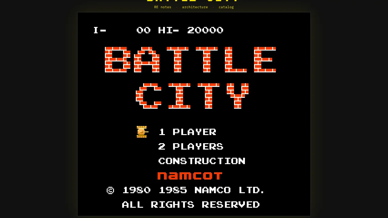 Battle City screenshot