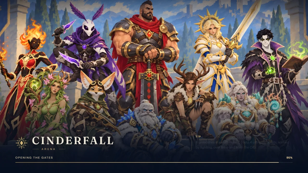Cinderfall screenshot