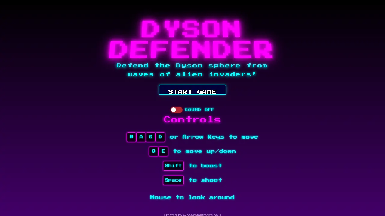 Dyson Defender screenshot