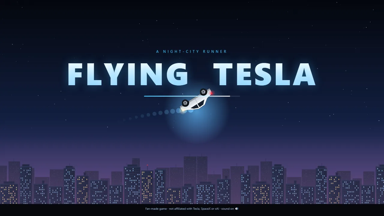 Flying Tesla screenshot
