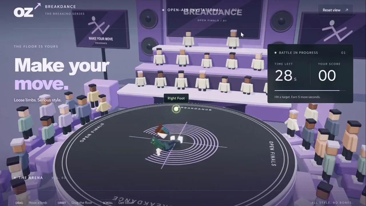 Oz Breakdance screenshot