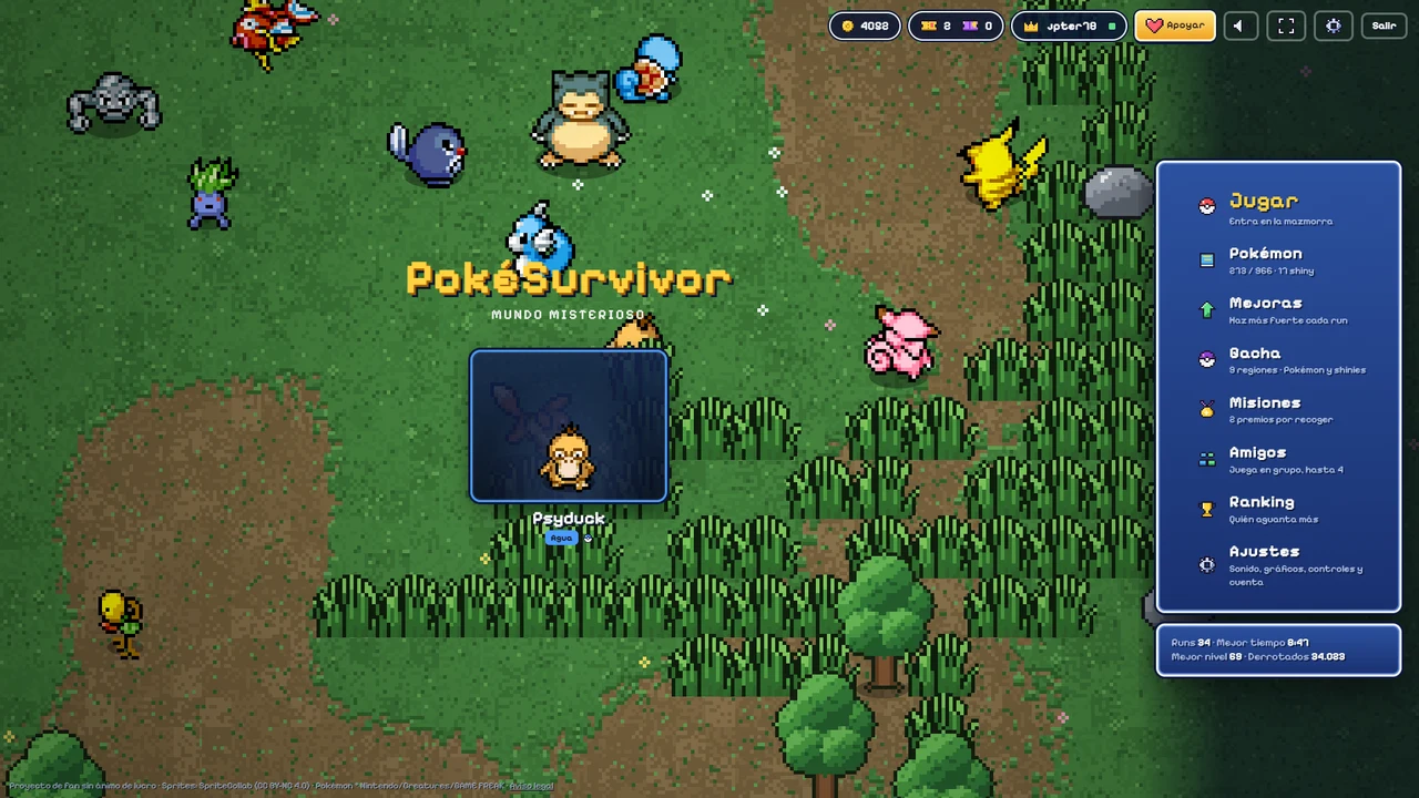 PokéSurvivor screenshot