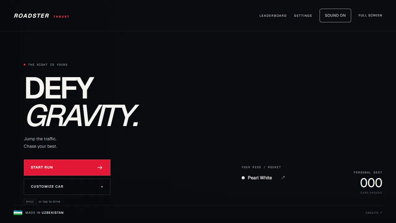 Roadster: Thrust screenshot