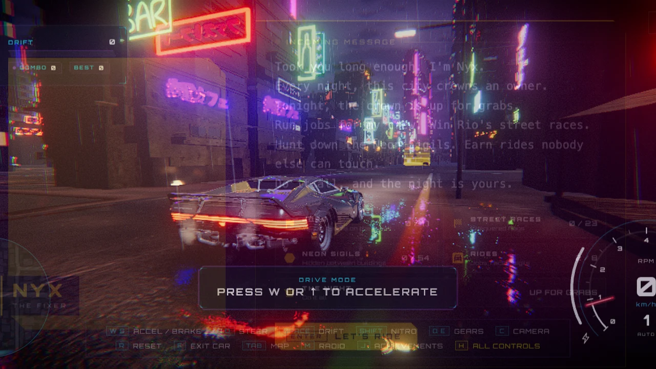 Threejs-Punk Drive screenshot